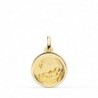 18K MEDALLA ORO AMARILLO NIÑO DEL PESEBRE BISEL. 16 MM