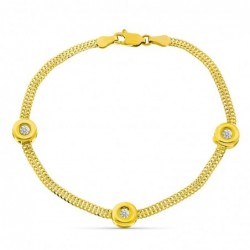 18K PULSERA ORO AMARILLO...