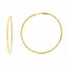 18K AROS ORO AMARILLO DIAMANTADOS. 40 X 1.50 MM