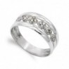 18K SORTIJA ORO BLANCO Y CIRCONITAS
