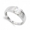18K SORTIJA ORO BLANCO Y PIEDRA