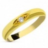 18K ALIANZA ORO AMARILLO BRILLANTE 0.03 KTES.