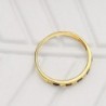18K SORTIJA ORO AMARILLO CIRCONITAS VERDES. ANCHO CUERPO: 2,5 MM