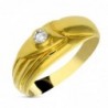 18K SORTIJA ORO BICOLOR BRILLANTE. 0,10 QTES.