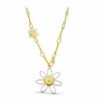 18K GARGANTILLA ORO BICOLOR ESTRELLA GRANDE