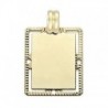 18K CHAPA FILO TALLADO 26 X 20MM.