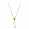 18K GARGANTILLA ORO AMARILLO PIEDRAS COLOR Y FLOR MATE