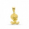 18K COLGANTE ORO AMARILLO PIOLIN GRANDE. 18 X 12 MM.