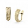 18K PENDIENTES LAPIDADOS. 14 X 5 MM.