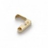 18K FORNITURA CIERRE DE PATO. 9 X 3 MM.