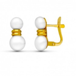 18K PENDIENTES ORO AMARILLO...