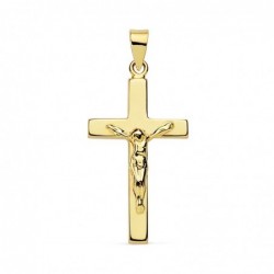 18K CRUZ CRISTO. 23 X 12 MM.