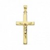 18K CRUZ CRISTO. 23 X 12 MM.