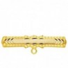 18K ALFILER ORO AMARILLO TALLADO. 30 X 6 MM.
