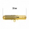 18K ALFILER ORO AMARILLO TALLADO. 30 X 6 MM.