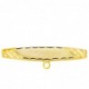 18K ALFILER ORO AMARILLO TALLADO. 30 X 5 MM.