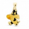 18K COLGANTE ORO AMARILLO SILVESTRE. 20 X 15 MM