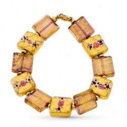 18K PULSERA ORO AMARILLO Y...