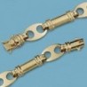 18K PULSERA ESLABONES. 27.65 GRS.