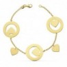 18K PULSERA ROLO CORAZONES 19CM. 8,95 GR