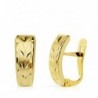 18K PENDIENTES LAPIDADOS. 12 X 5 MM.
