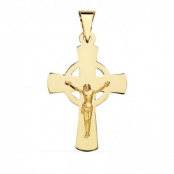 18K CRUZ CON CRISTO 34 X 22 MM