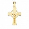 18K CRUZ CON CRISTO 34 X 22 MM
