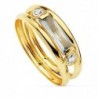 18K SORTIJA 2 HILOS 4 MM CON PIEDRA