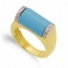 18K SORTIJA ORO BICOLOR PIEDRA TURQUESA FINA. ANCHO: 8,5 MM. CUERPO 4 MM.