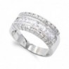 18K SORTIJA ORO BLANCO PIEDRAS Y CIRCONITAS