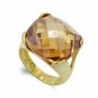 18K SORTIJA ORO AMARILLO PIEDRA CUADRADA 18 X 18 MM.