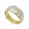18K SORTIJA BICOLOR CUERPO 4MM CIRCONITAS