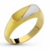 18K SELLO CABALLERO ORO BICOLOR