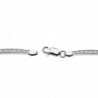 18K PULSERA ORO BLANCO CIRCONITAS 18CM. 9,65 GRS.