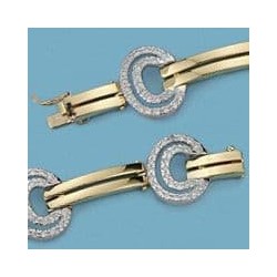 18K PULSERA CIRCONITAS...