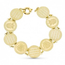 18K PULSERA ORO AMARILLO...