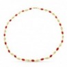 18K COLLAR ORO AMARILLO JAULA CORAL FINO CERDEÑA 8X5MM. 50 CM.