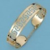 18K PULSERA CALADA LASER. 14.10 GRS.