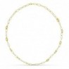18K COLLAR ORO AMARILLO ESLABONES OVALES 80CM
