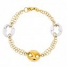 18K PULSERA BICOLOR NUDO BARCO 7.15GRS