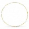 18K GARGANTILLA ORO BICOLOR MOTIVOS OVALES