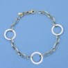 18K PULSERA BICOLOR. 19,5 CM. 3,30 GRS