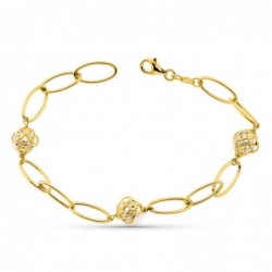 18K PULSERA ORO AMARILLO...