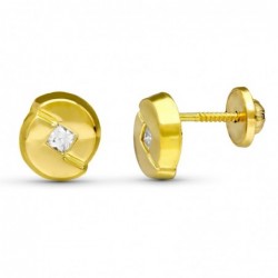 18K PENDIENTES ORO AMARILLO...