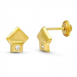 18K PENDIENTES ORO AMARILLO...