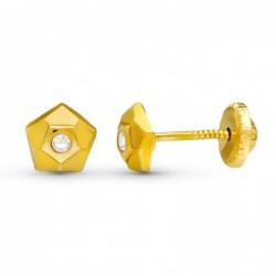 18K PENDIENTES ORO AMARILLO...