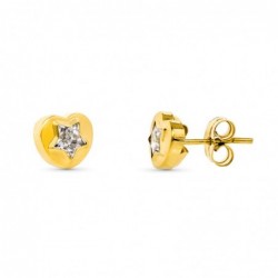 18K PENDIENTES ORO AMARILLO...