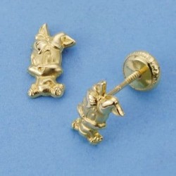 18K PENDIENTES ORO AMARILLO...