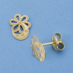 18K PENDIENTES ORO AMARILLO...