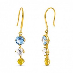 18K PENDIENTES ORO AMARILLO...